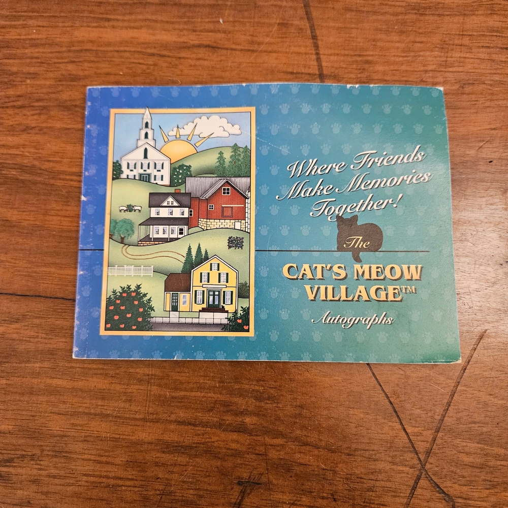 The Cat's Meow‎ Collectors Autograph Book Signed Faline '99